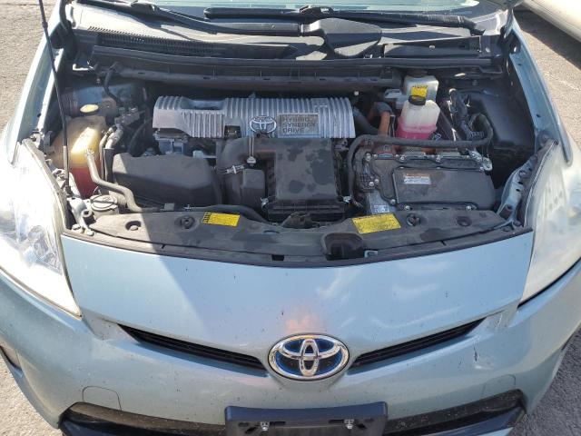 JTDKN3DU3E1781171 - 2014 TOYOTA PRIUS TEAL photo 11