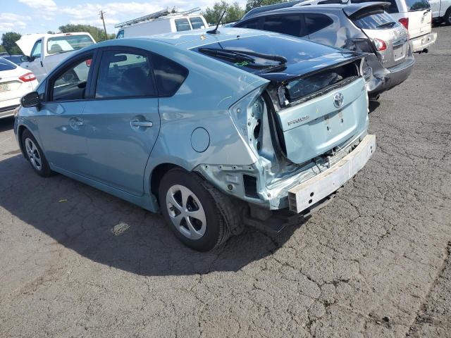JTDKN3DU3E1781171 - 2014 TOYOTA PRIUS TEAL photo 2