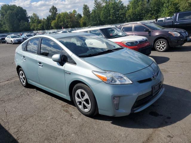 JTDKN3DU3E1781171 - 2014 TOYOTA PRIUS TEAL photo 4