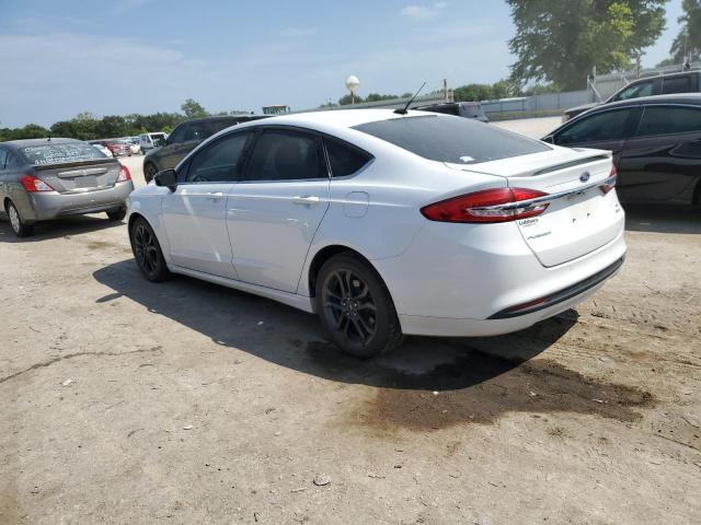 3FA6P0HD5JR211814 - 2018 FORD FUSION SE WHITE photo 2