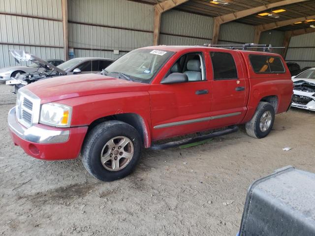 1D7HE58N66S501611 - 2006 DODGE DAKOTA QUAD LARAMIE RED photo 1