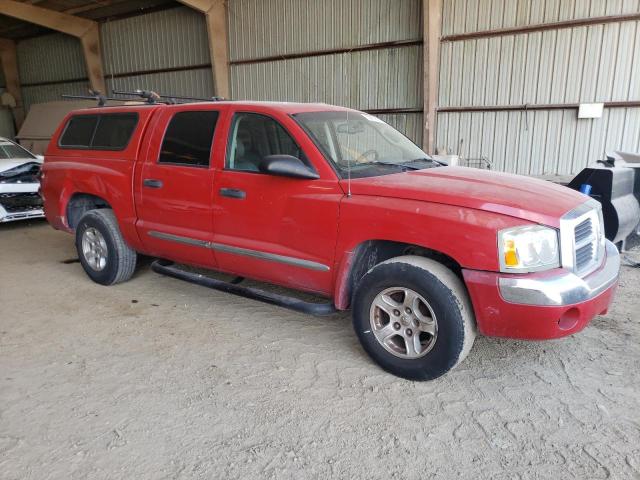 1D7HE58N66S501611 - 2006 DODGE DAKOTA QUAD LARAMIE RED photo 4