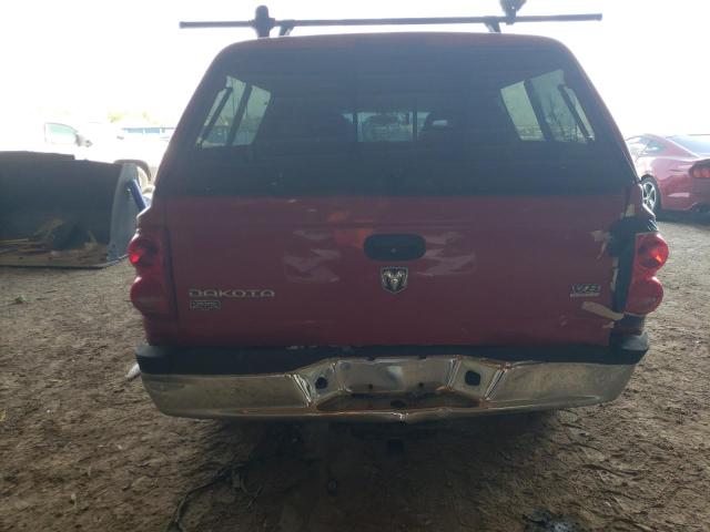 1D7HE58N66S501611 - 2006 DODGE DAKOTA QUAD LARAMIE RED photo 6