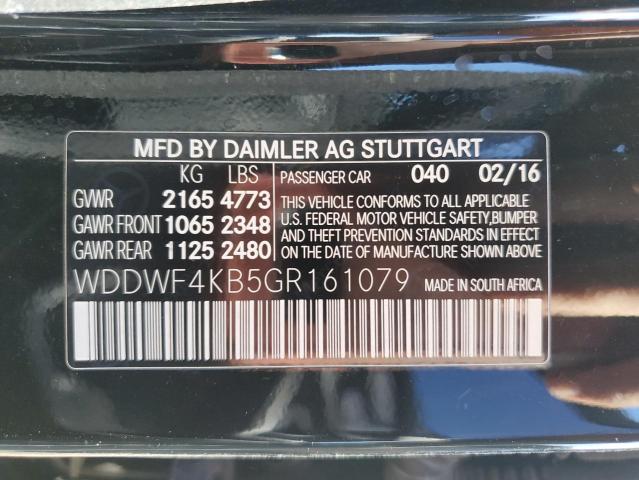 WDDWF4KB5GR161079 - 2016 MERCEDES-BENZ C 300 4MATIC BLACK photo 13