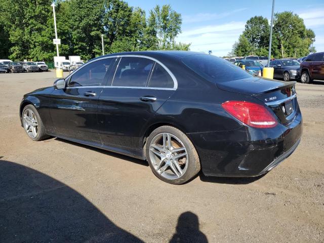 WDDWF4KB5GR161079 - 2016 MERCEDES-BENZ C 300 4MATIC BLACK photo 2