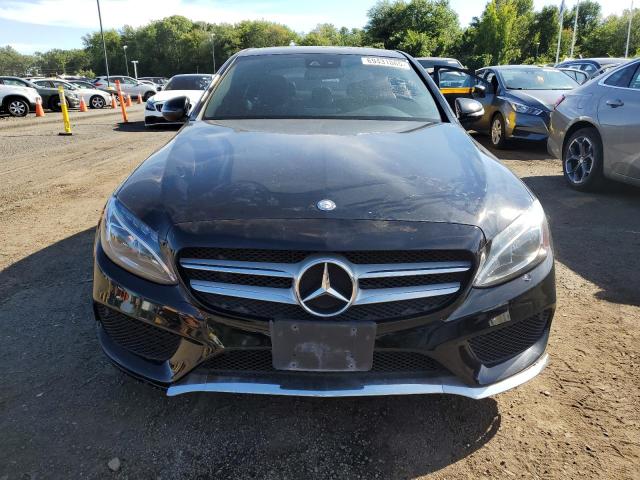 WDDWF4KB5GR161079 - 2016 MERCEDES-BENZ C 300 4MATIC BLACK photo 5