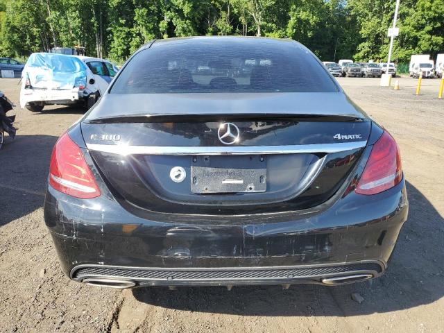 WDDWF4KB5GR161079 - 2016 MERCEDES-BENZ C 300 4MATIC BLACK photo 6
