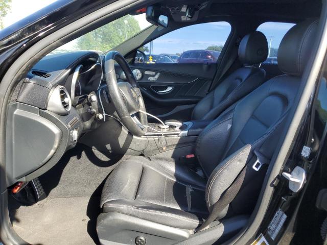 WDDWF4KB5GR161079 - 2016 MERCEDES-BENZ C 300 4MATIC BLACK photo 7