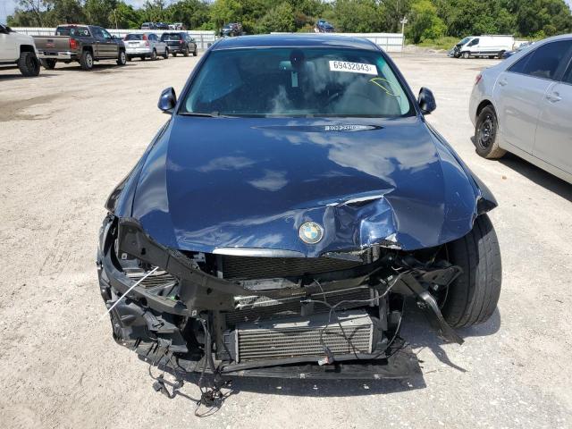 WBAVB77538NH80147 - 2008 BMW 335 I BLUE photo 5