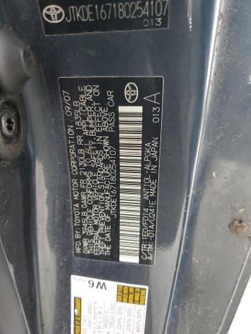 JTKDE167180254107 - 2008 TOYOTA SCION TC 石墨色 照片 12