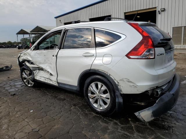 5J6RM3H71DL029276 - 2013 HONDA CR-V EXL WHITE photo 2