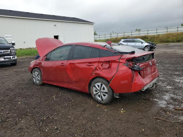 JTDKARFU7H3531243 - 2017 TOYOTA PRIUS RED photo 2