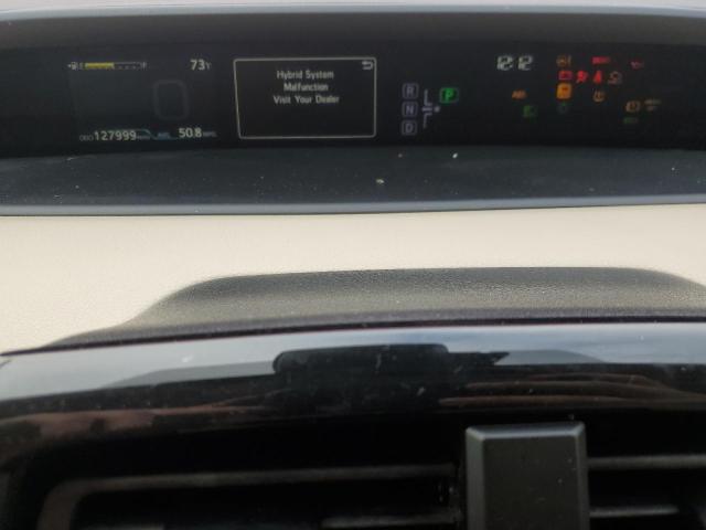 JTDKARFU7H3531243 - 2017 TOYOTA PRIUS RED photo 9