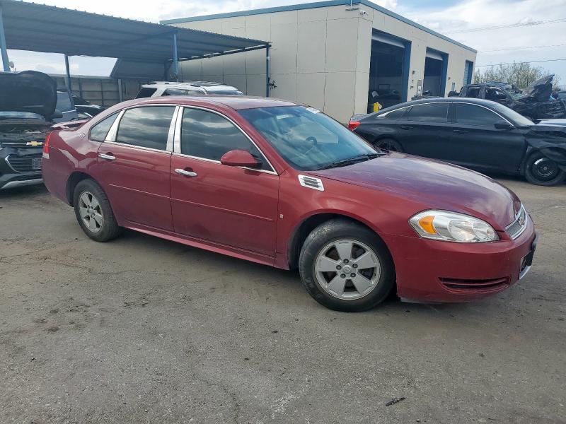 2G1WT57K791186362 - 2009 CHEVROLET IMPALA 1LT BURGUNDY photo 4