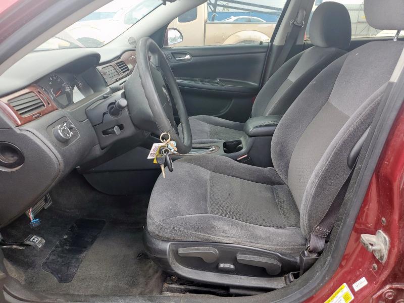 2G1WT57K791186362 - 2009 CHEVROLET IMPALA 1LT BURGUNDY photo 7