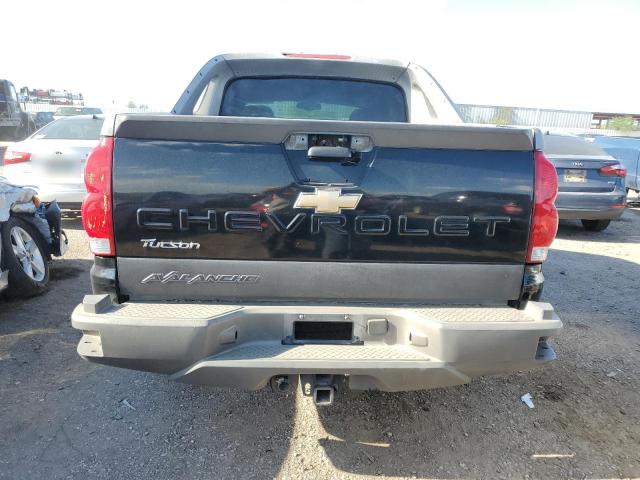 3GNEC13T02G158935 - 2002 CHEVROLET AVALANCHE C1500 BLACK photo 6