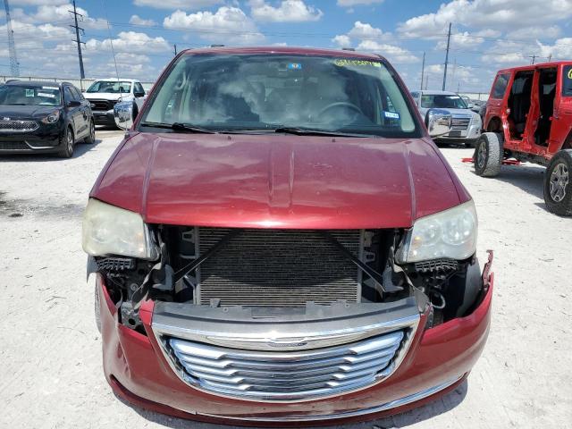 2A4RR8DG1BR645679 - 2011 CHRYSLER TOWN & COU TOURING L BURGUNDY photo 5