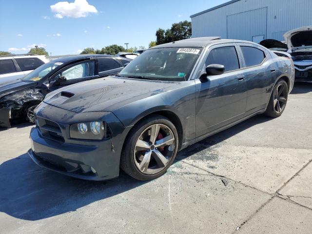 2B3LA73W48H214078 - 2008 DODGE CHARGER SRT-8 GRAY photo 1