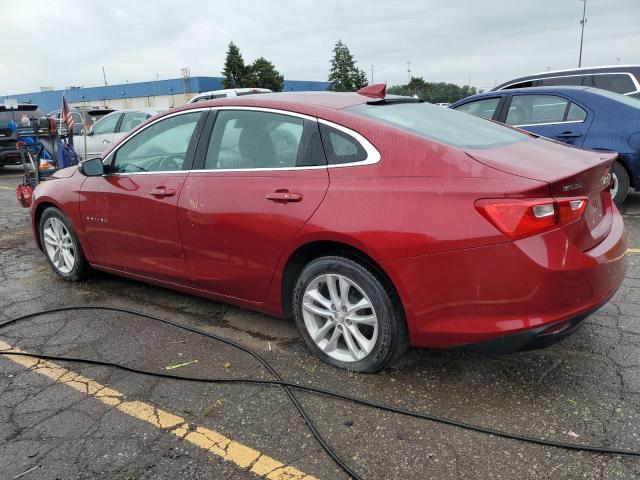 1G1ZD5ST2JF191377 - 2018 CHEVROLET MALIBU LT Қызыл фото 2