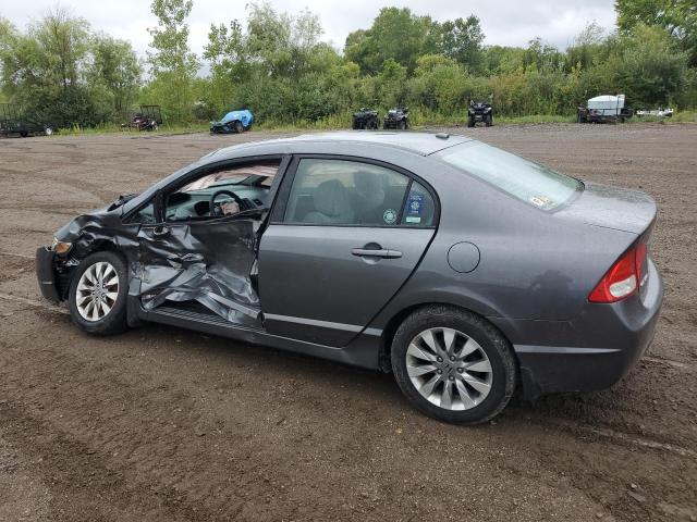 19XFA16809E011661 - 2009 HONDA CIVIC EX GRAY photo 2