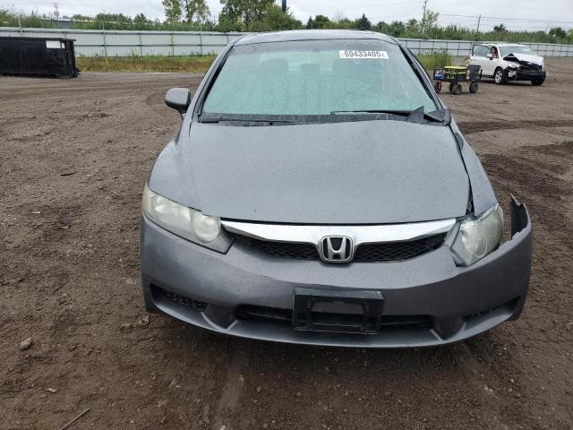 19XFA16809E011661 - 2009 HONDA CIVIC EX GRAY photo 5