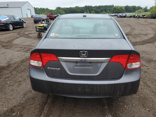 19XFA16809E011661 - 2009 HONDA CIVIC EX GRAY photo 6