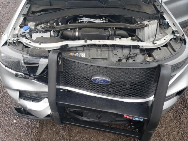 1FM5K8AC7NGC41720 - 2022 FORD EXPLORER POLICE INTERCEPTOR 银色 照片 12