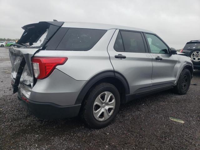 1FM5K8AC7NGC41720 - 2022 FORD EXPLORER POLICE INTERCEPTOR 银色 照片 3