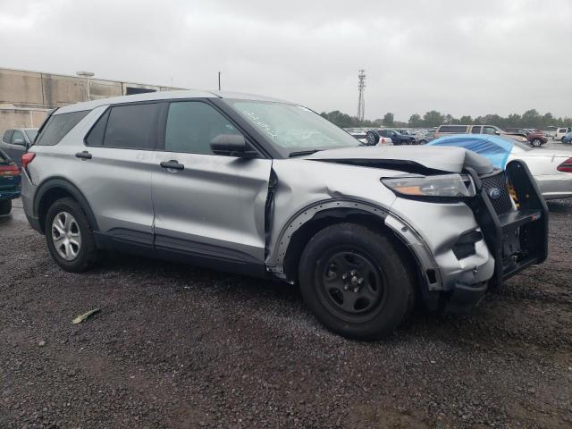1FM5K8AC7NGC41720 - 2022 FORD EXPLORER POLICE INTERCEPTOR 银色 照片 4
