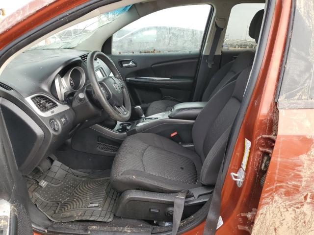 3C4PDDBG8ET251024 - 2014 DODGE JOURNEY SXT ORANGE photo 7