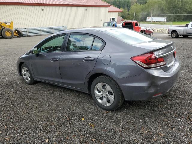 2HGFB2F53EH515937 - 2014 HONDA CIVIC LX GRAY photo 2