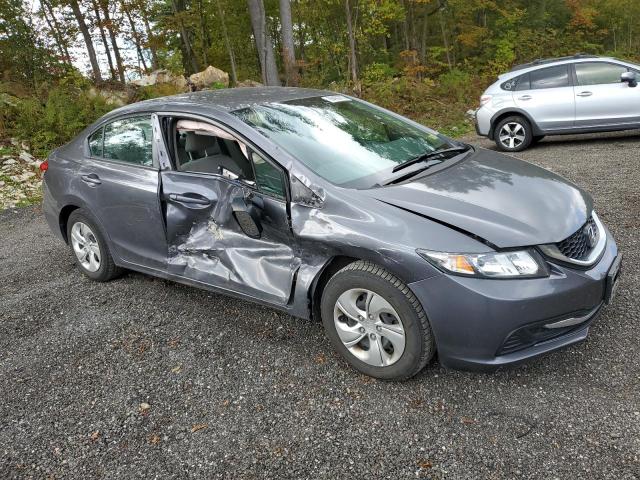 2HGFB2F53EH515937 - 2014 HONDA CIVIC LX GRAY photo 4