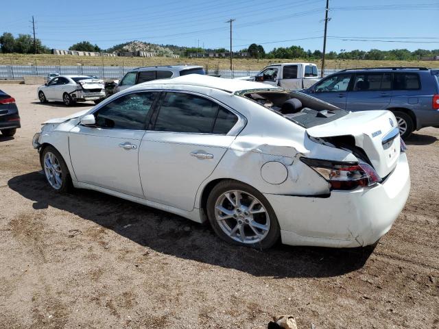 1N4AA5APXEC474009 - 2014 NISSAN MAXIMA S WHITE photo 2