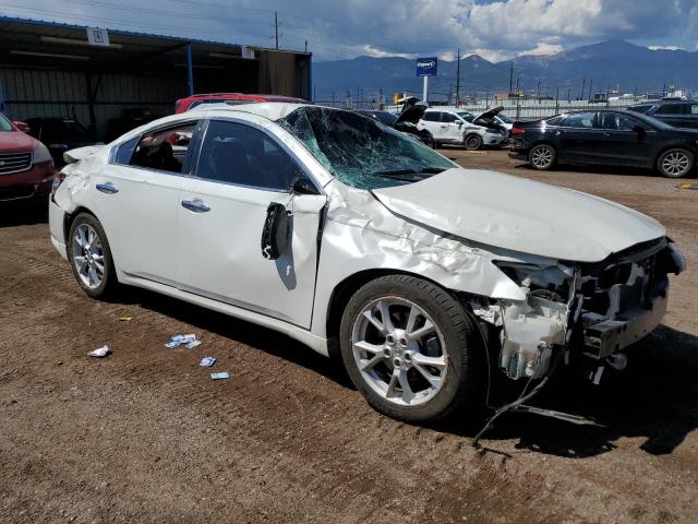 1N4AA5APXEC474009 - 2014 NISSAN MAXIMA S WHITE photo 4