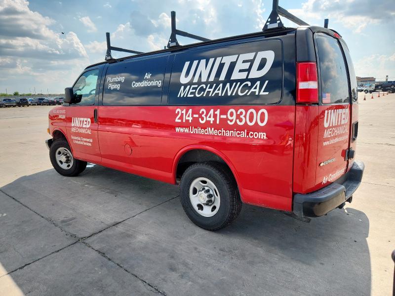 1GCZGGF72M1147825 - 2021 CHEVROLET EXPRESS G3 红色 照片 2