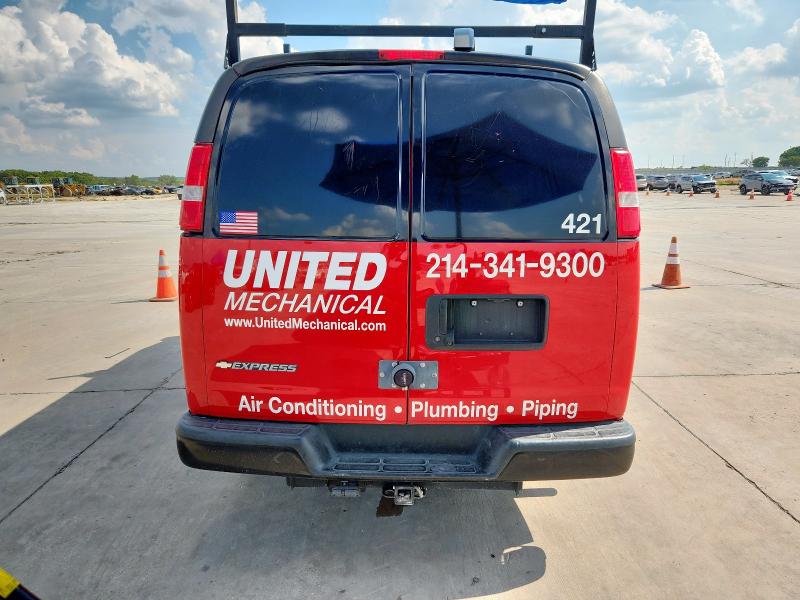 1GCZGGF72M1147825 - 2021 CHEVROLET EXPRESS G3 红色 照片 6