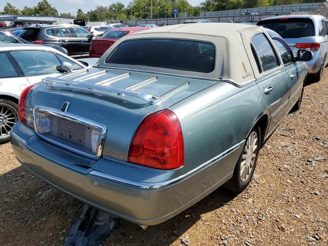 1LNHM81W14Y675108 - 2004 LINCOLN TOWN CAR EXECUTIVE TURQUOISE photo 3