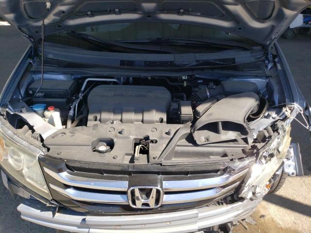 5FNRL5H69EB094277 - 2014 HONDA ODYSSEY EXL BLUE photo 12