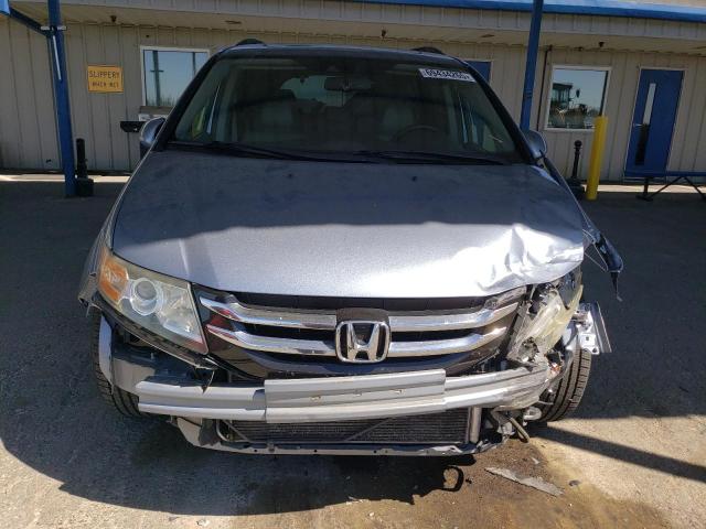 5FNRL5H69EB094277 - 2014 HONDA ODYSSEY EXL BLUE photo 5