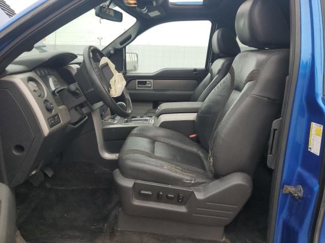 1FTEX1E60AFC85558 - 2010 FORD F150 SUPER CAB BLUE photo 7