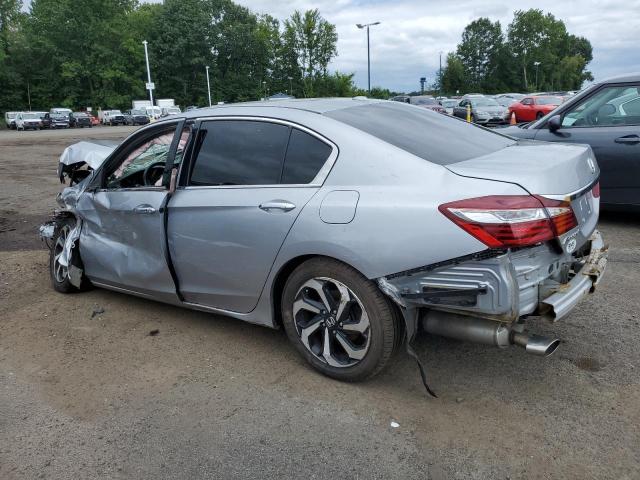 1HGCR3F8XHA029725 - 2017 HONDA ACCORD EXL SILVER photo 2