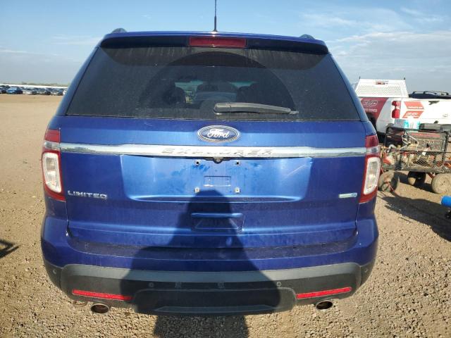 1FM5K8F83FGA65965 - 2015 FORD EXPLORER LIMITED BLUE photo 6