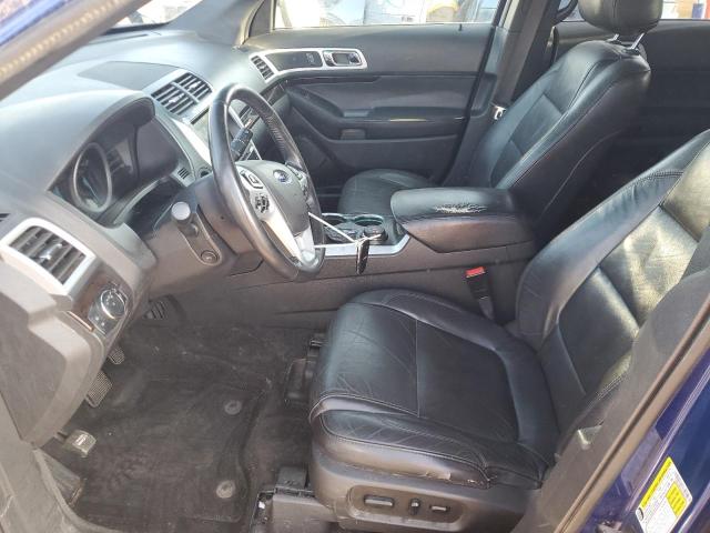 1FM5K8F83FGA65965 - 2015 FORD EXPLORER LIMITED BLUE photo 7