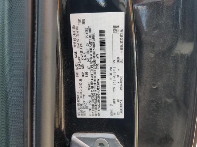 1FMCU9G92HUE22832 - 2017 FORD ESCAPE SE BLACK photo 13