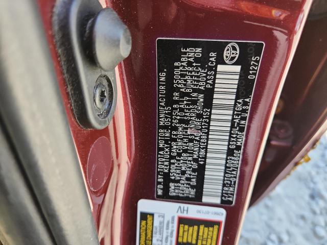 4T1BK1EB8FU173152 - 2015 TOYOTA AVALON XLE برغندي صورة 12