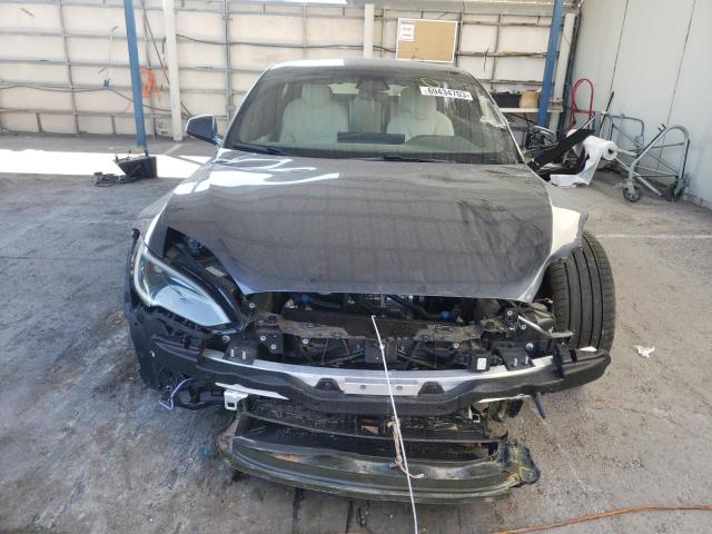 5YJSA1E66NF496634 - 2022 TESLA MODEL S ვერცხლისფერი ფოტო 5