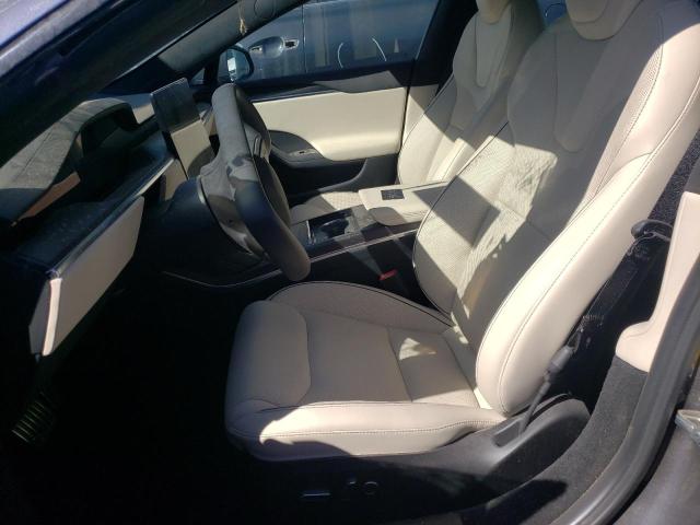 5YJSA1E66NF496634 - 2022 TESLA MODEL S ვერცხლისფერი ფოტო 7