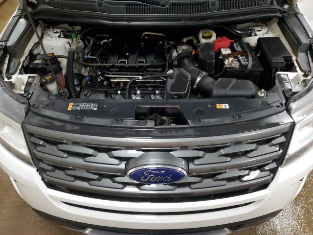 1FM5K8D88KGA39505 - 2019 FORD EXPLORER XLT أبيض صورة 12