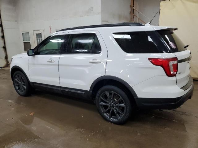 1FM5K8D88KGA39505 - 2019 FORD EXPLORER XLT أبيض صورة 2