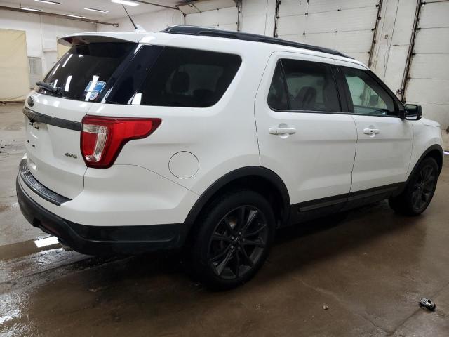 1FM5K8D88KGA39505 - 2019 FORD EXPLORER XLT أبيض صورة 3